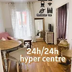Iago City,appartement Spacieux 2 Chambres, Hyper Centre, Aeroport Et Gare A Proximite * Beauvais