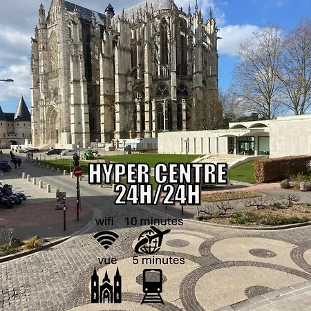 Iago City,appartement Spacieux 2 Chambres, Hyper Centre, Aeroport Et Gare A Proximite *