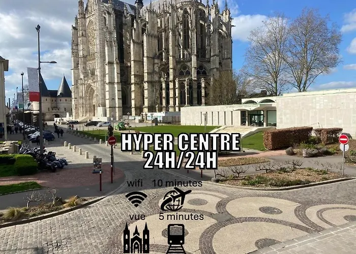 Iago City,appartement Spacieux 2 Chambres, Hyper Centre, Aeroport Et Gare A Proximite *